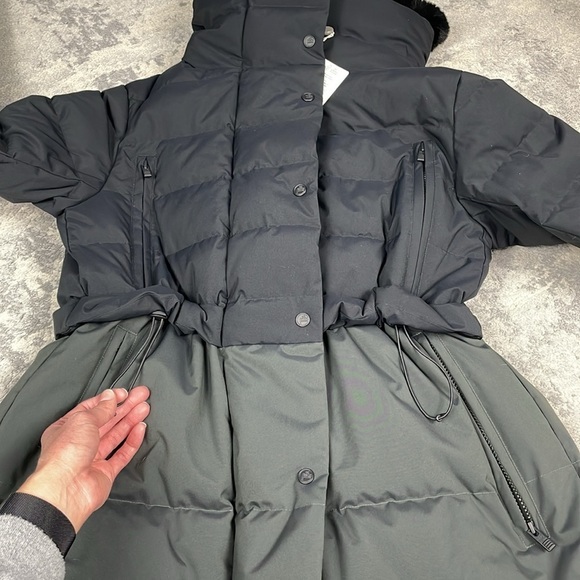 NWT Fusalp Marilou Faux Fur Trim Quilted Shell Jacket Coat Puffer Duck Down 42 - Picture 10 of 16